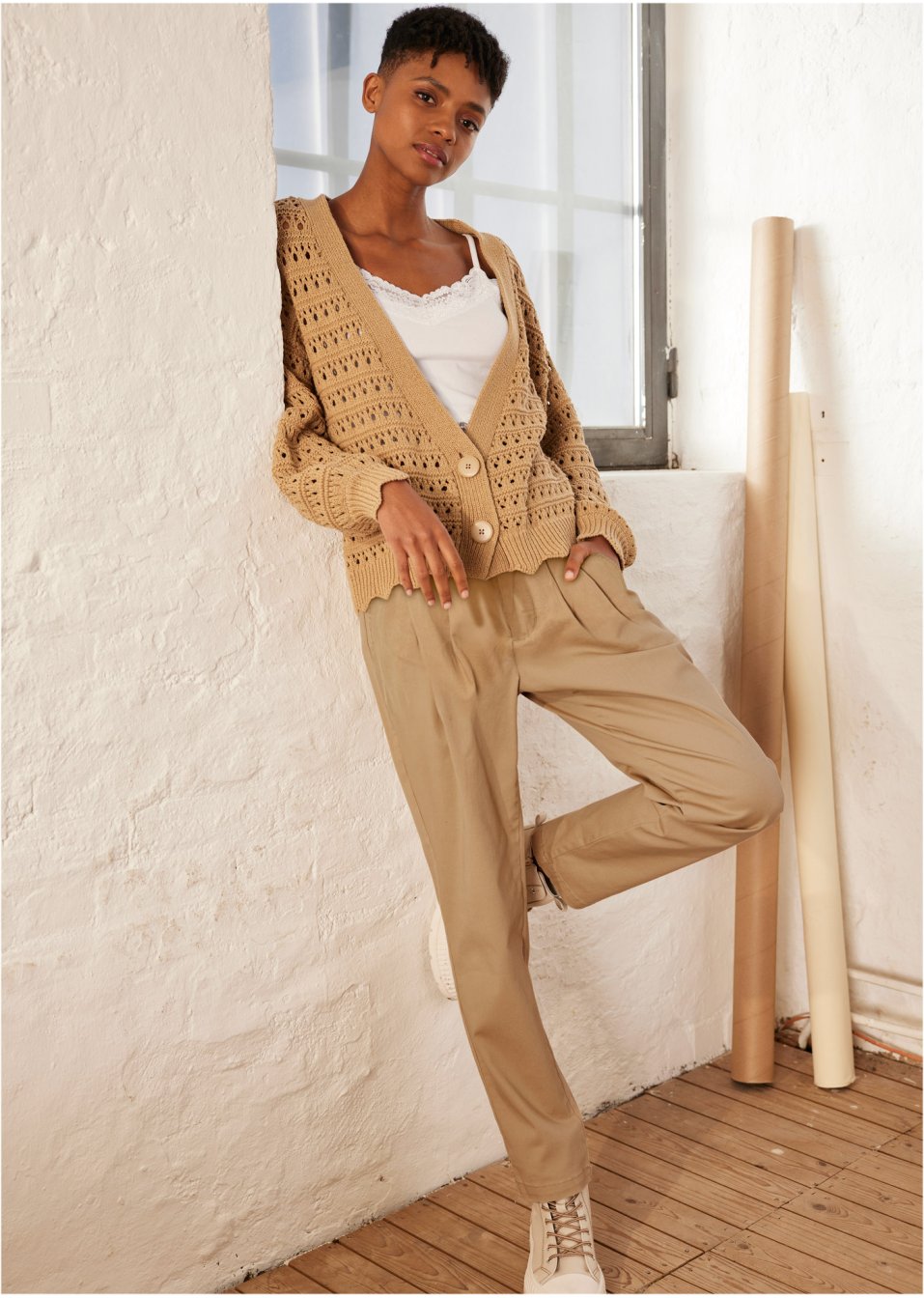 Cardigan ajouré