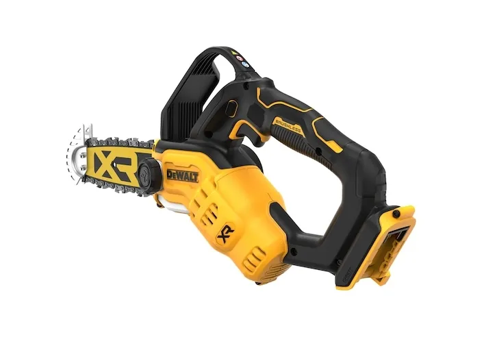 DEWALT DCMPS520N-XJ Akku-Astsäge 20 cm Schwert buerstenlos 18 Volt - Leistungsstarke 18 Volt Akku-Astsäge - ideal für die allgemeine Baumpflege Bürstenlose Motor-Technologie für höhere Leistung - kompaktere Abmessungen sowie längere Lebensdauer Stufe