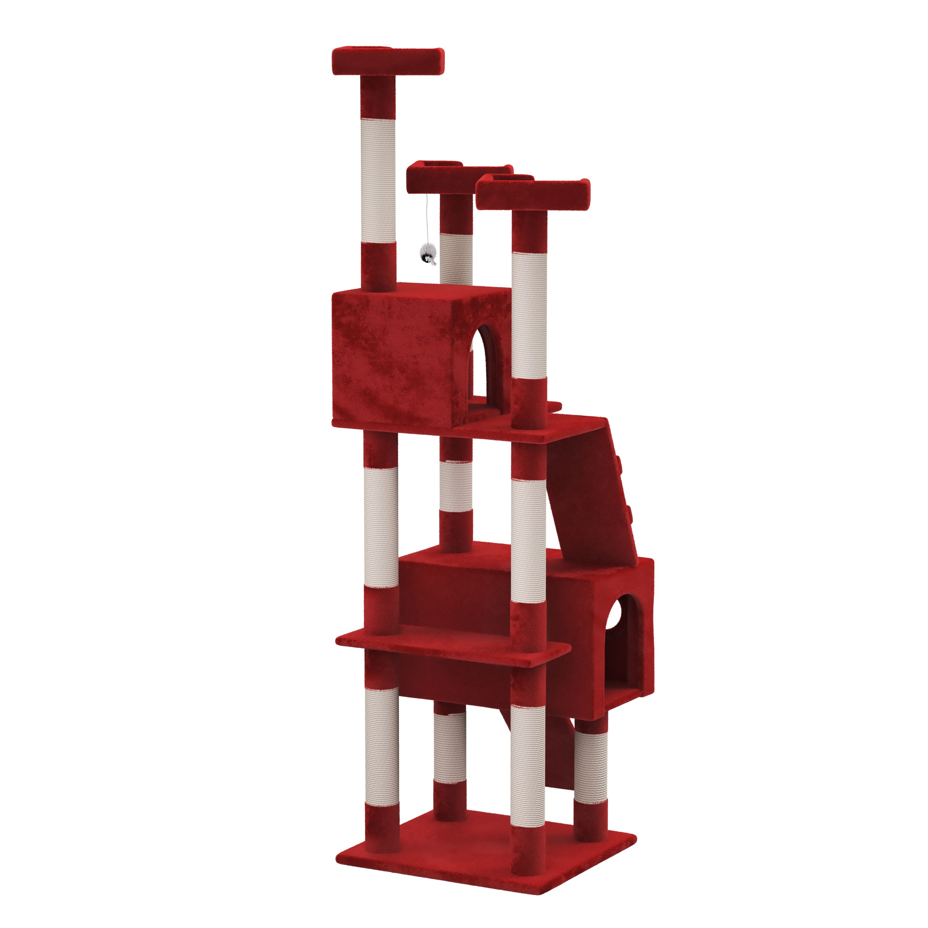 Katzenbaum MAX 182 cm rot