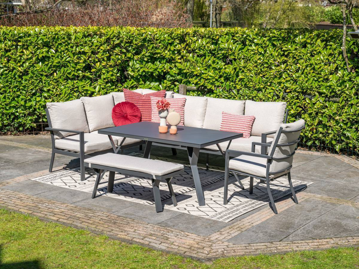 Outdoor Feelings Ramos corner links loungeset - Desert sand