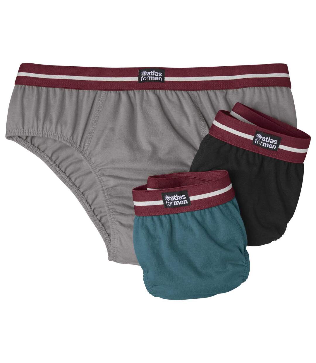 Lot de 3 Slips Unis Confort Maxi