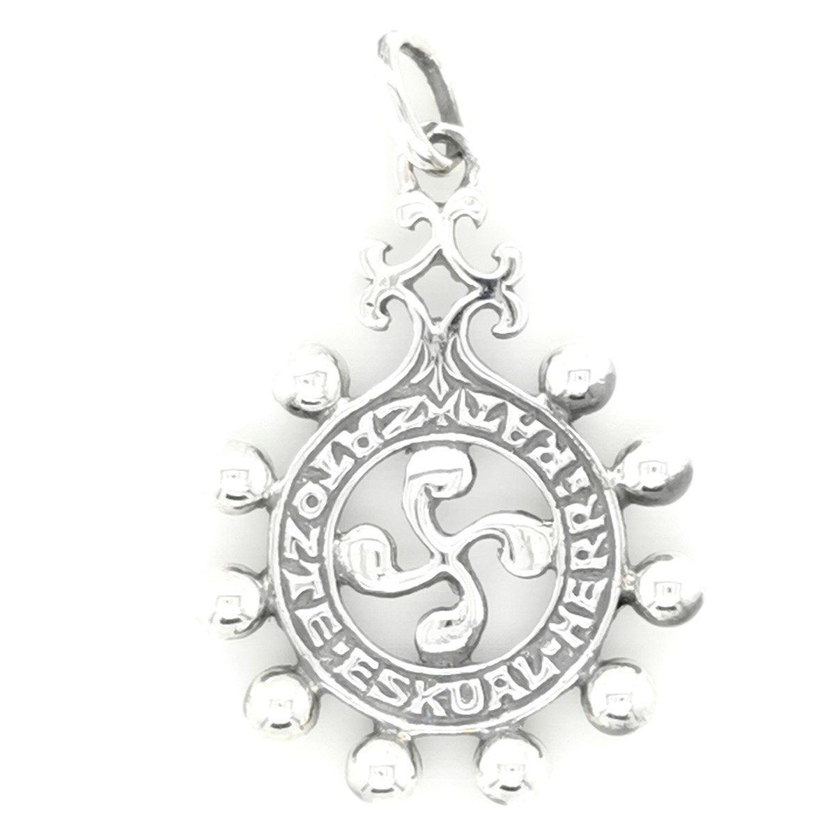 Pendentif chapelet basque Zatozte Eskual