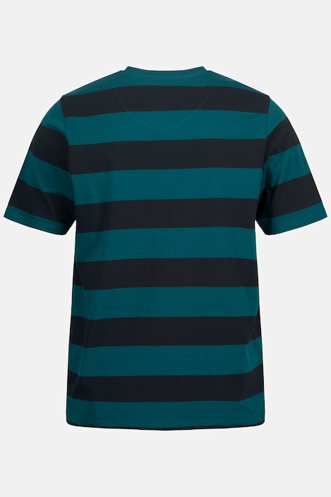 Schlafanzug, Homewear, OEKO-TEX, Zweiteiler, T-Shirt mit Ringeln, lange Hose
