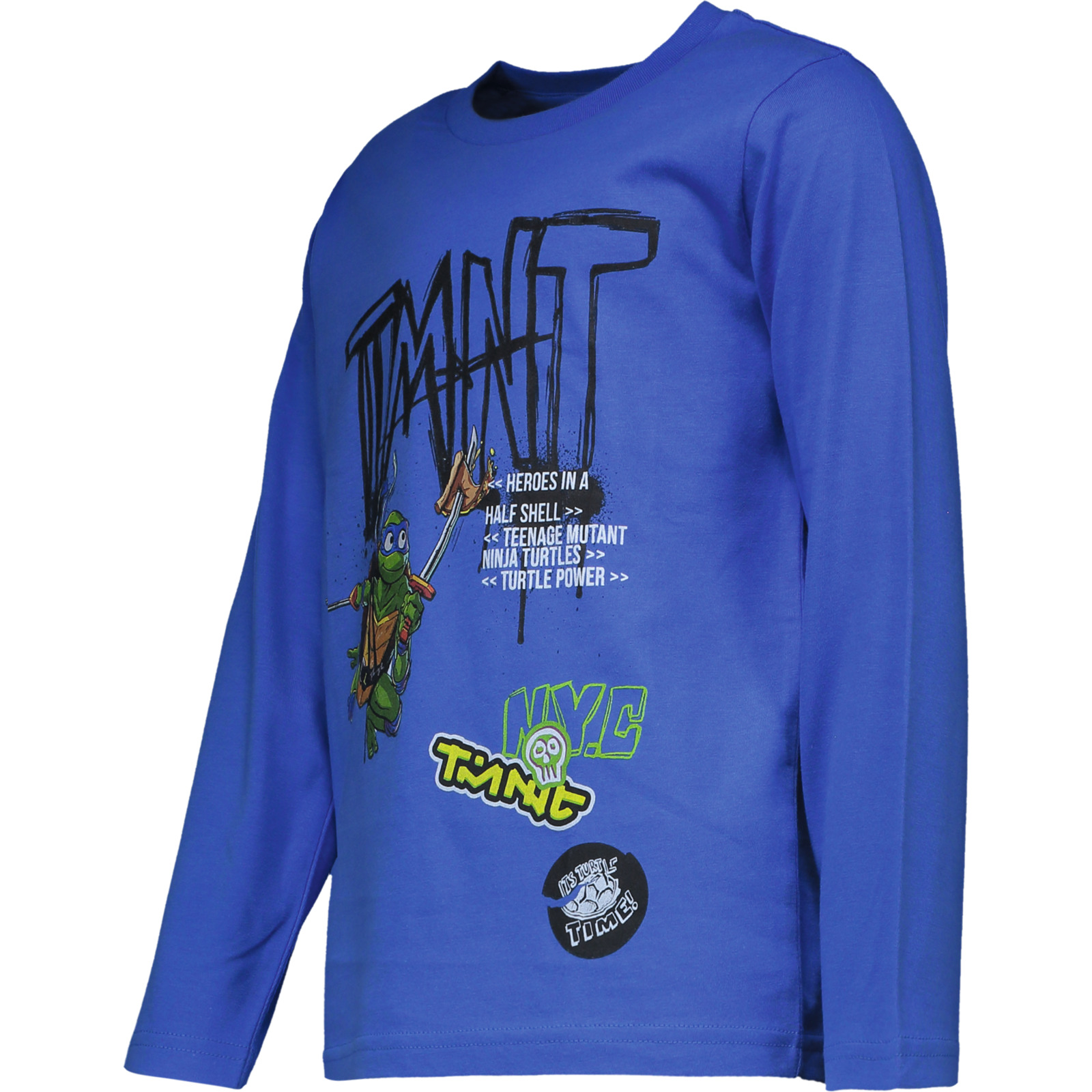 Kinder-Shirt Turtles blau