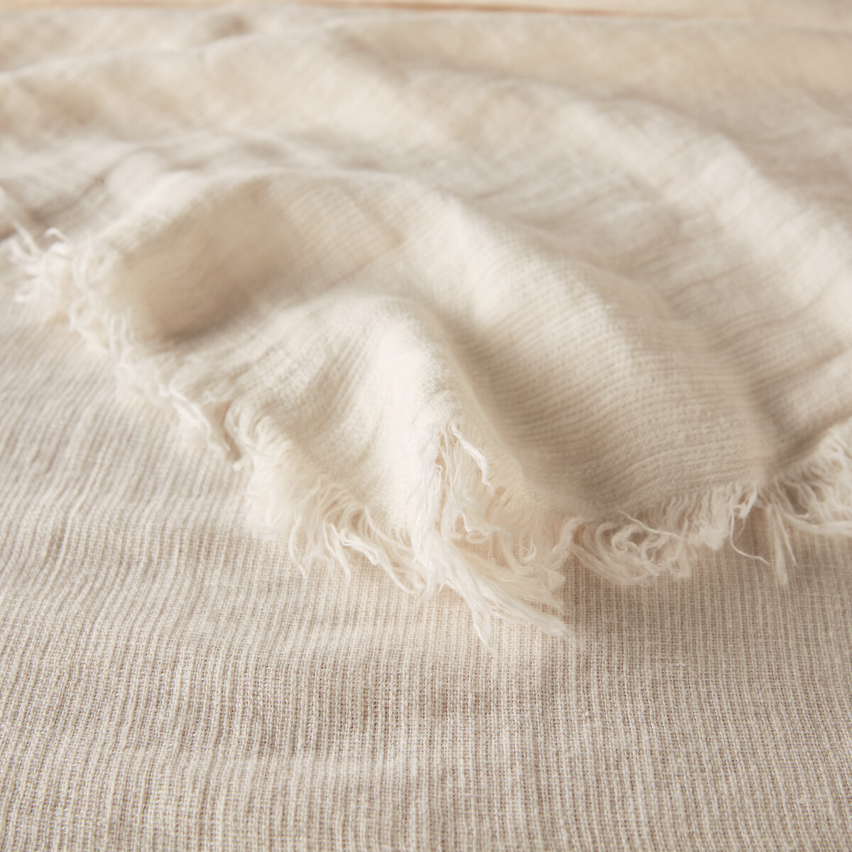 LA REDOUTE INTERIEURS<br>Colcha de linho lavado, Linange