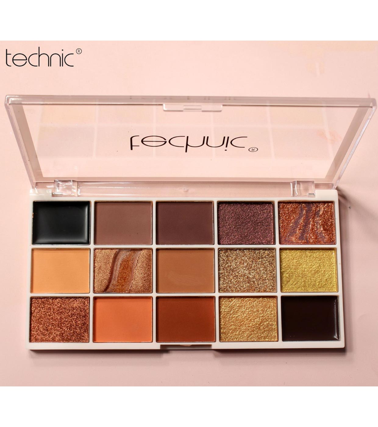 Technic Cosmetics - Paleta de pigmentos prensados Enamored