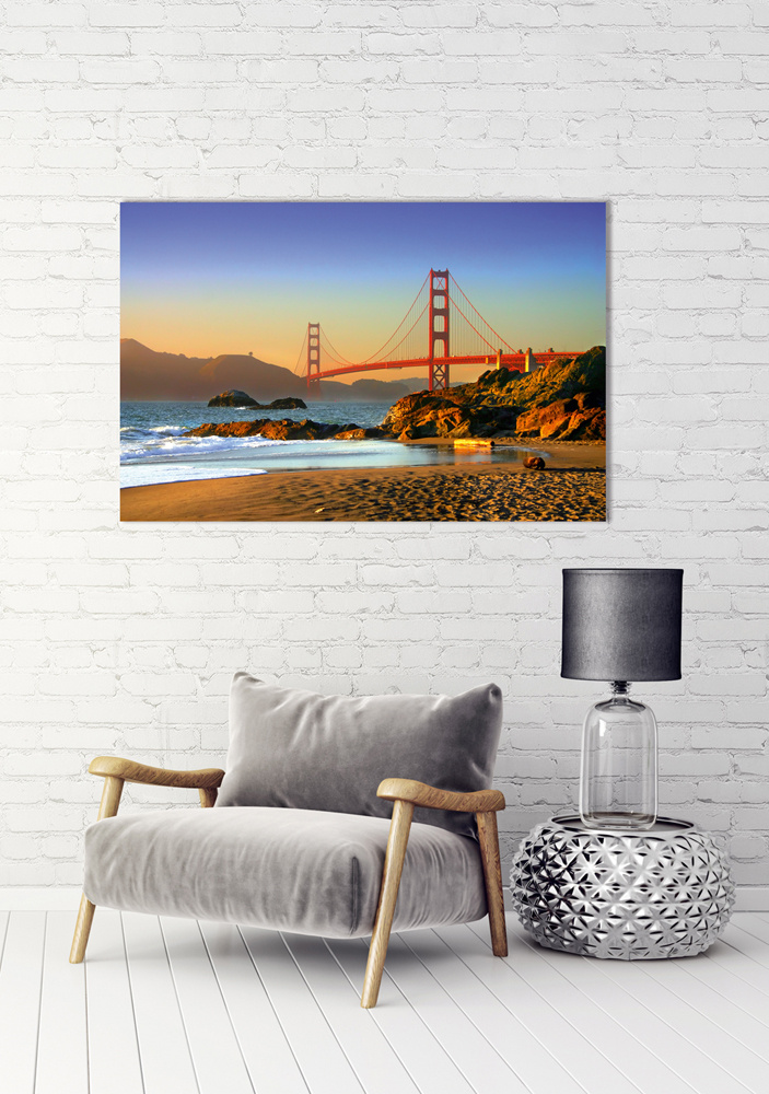 Akustikbild GOLDEN GATE 80x120cm, 7kg