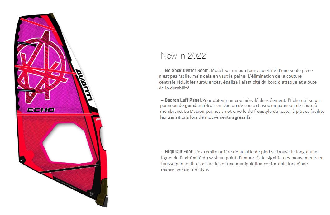 Avanti sails Echo - 2022-2023 4.8 m²