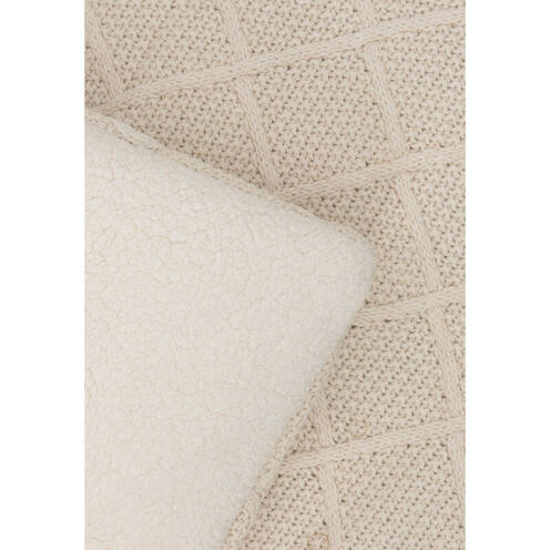 Tapis de parc 75x95cm Check knit - Oatmeal - JOLLEIN