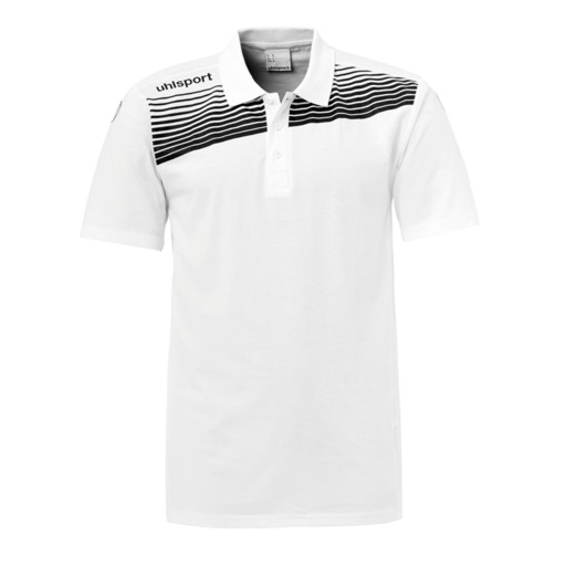 Liga 2.0 Polo Blanco/negro Uhlsport