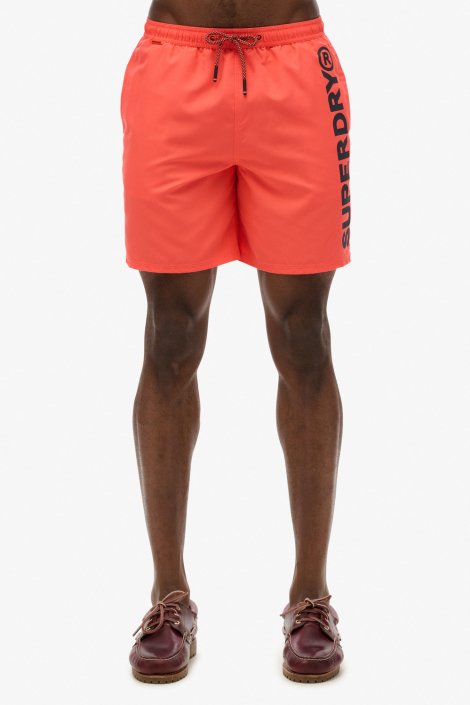 Superdry oranje heren korte broek