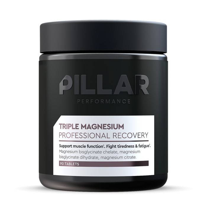 PillarPerformance Unisex Vitaminer og mineraler Triple Magnesium Professional Recovery Tablet 90ct Bottle Hvid