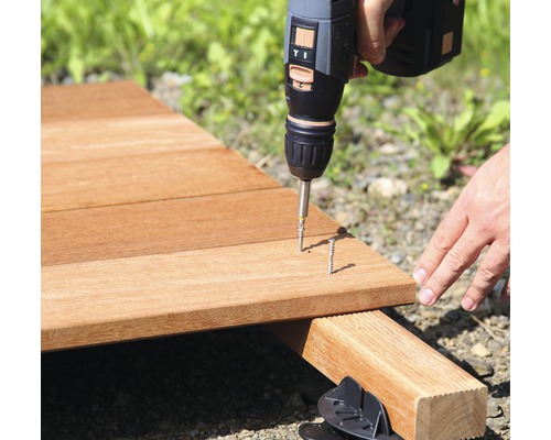 JD Plus verzonken vlonderschroef met I-Star-aandrijving, 5x6 mm, roestvrij staal A2, 500 stuks