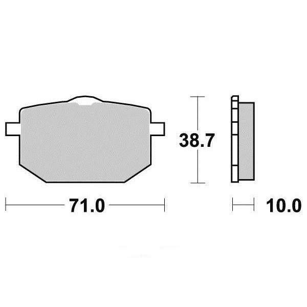 Sifam - Plaquettes de frein S1088N