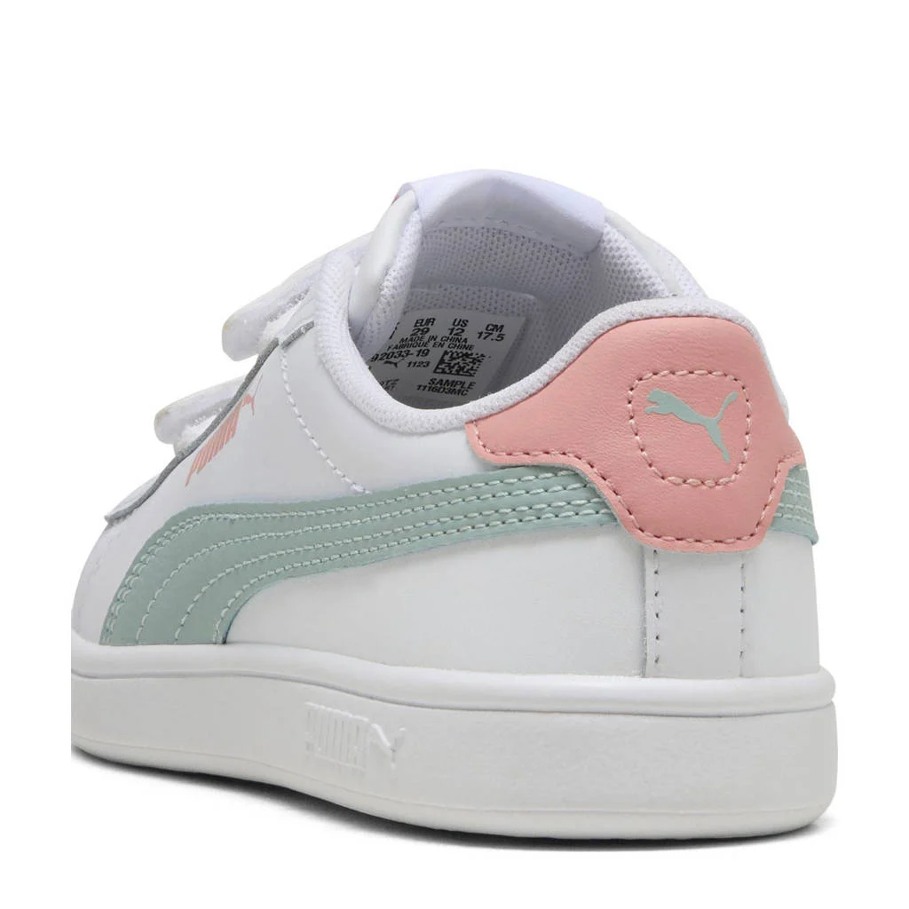 Puma Smash 3.0 L Vsneakers wit/mintgroen/roze
