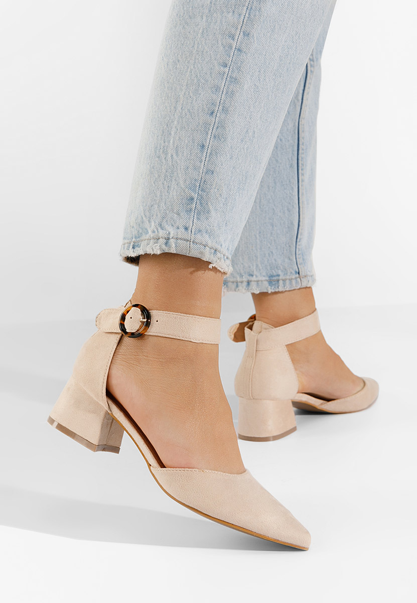 Chaussures à bride beige Kadie