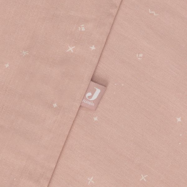 Jollein Twinkling Dekbedovertrek - 100 x 140 cm - Wild Rose