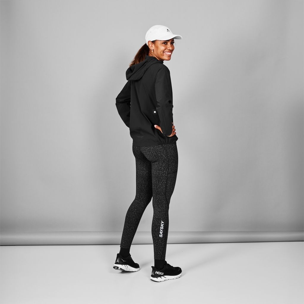 saysky clean pace hooded jacket dame 634 xwrja20 901 black