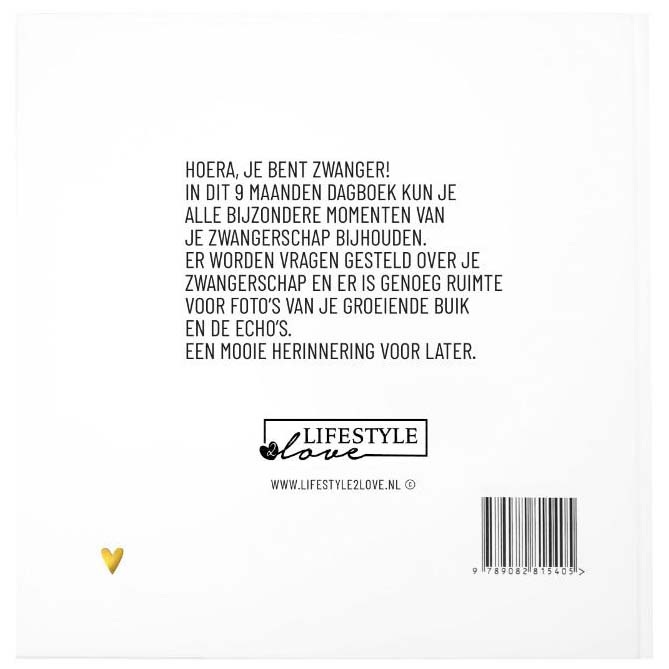 Zwanger - Mijn 9 maanden dagboek  - zwangerschapsboeken - Prénatal