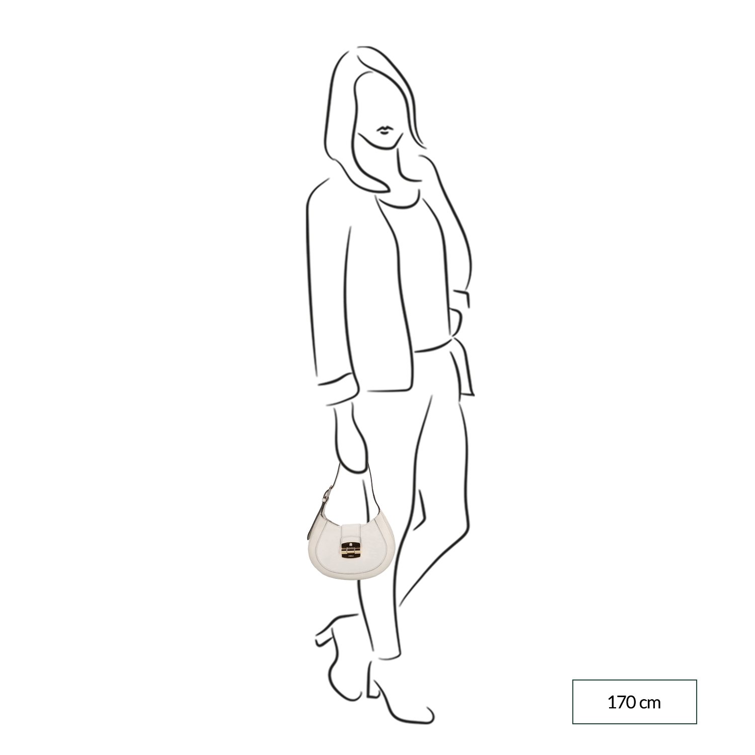 Furla Club 2 S Hobo marshmallow