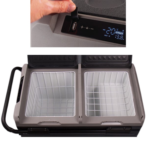 Glacière DUALCOOLER 72L Carbest