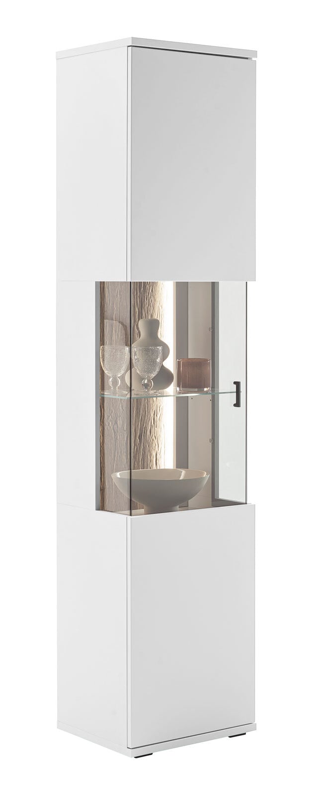 Vitrine Lissabon 45 x 199 x 37 cm Modern white