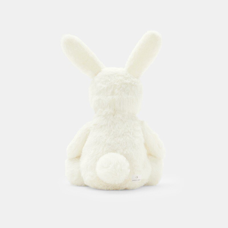 Petit doudou lapin en peluche blanc naissance Absorba Blanc