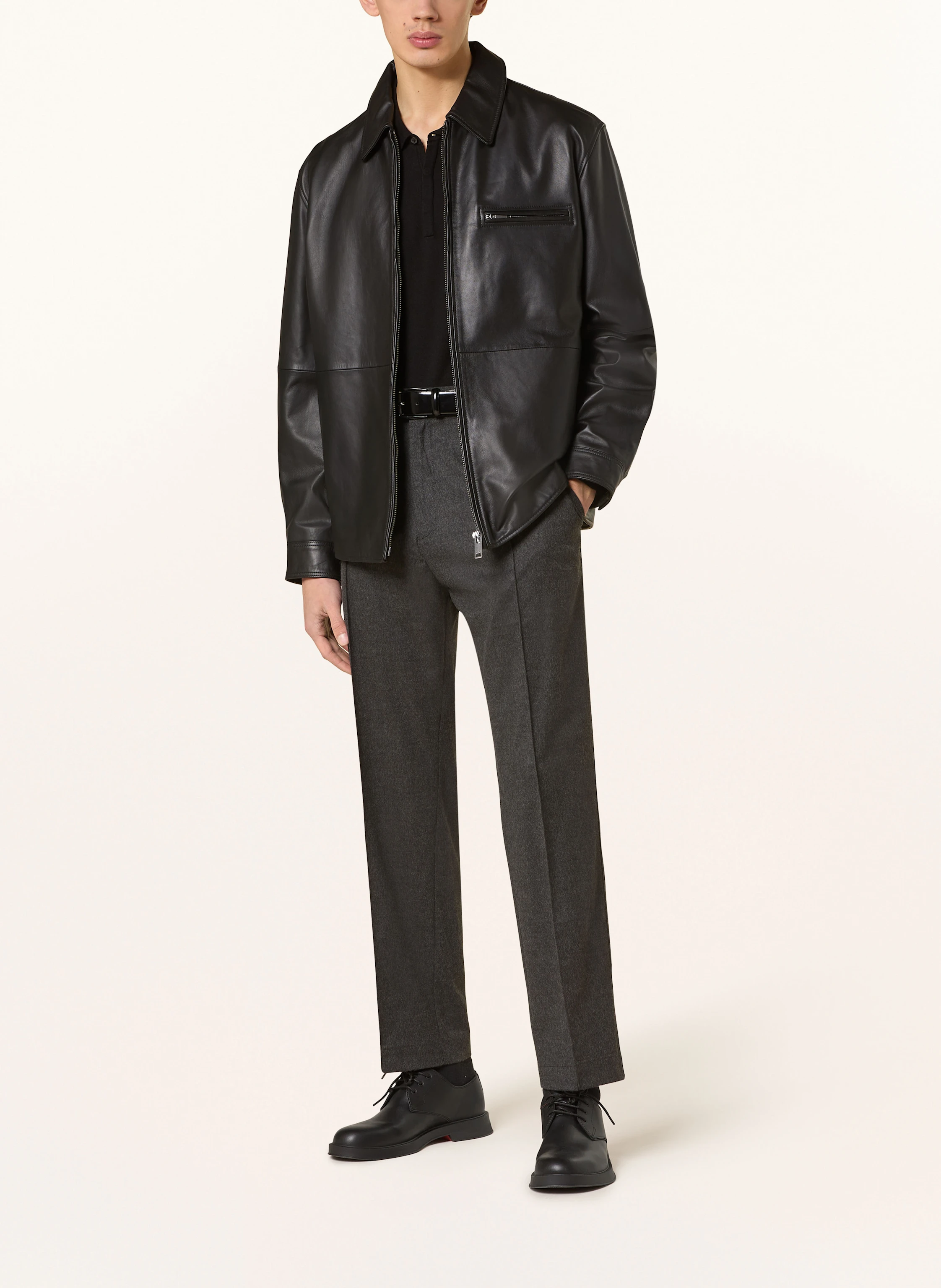 HUGO Lederjacke LARKOT