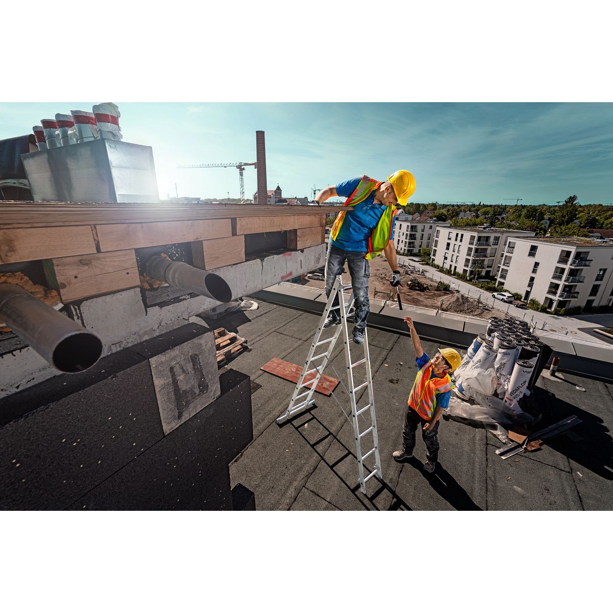 Werner multifunctionele ladder 2x7 sporten