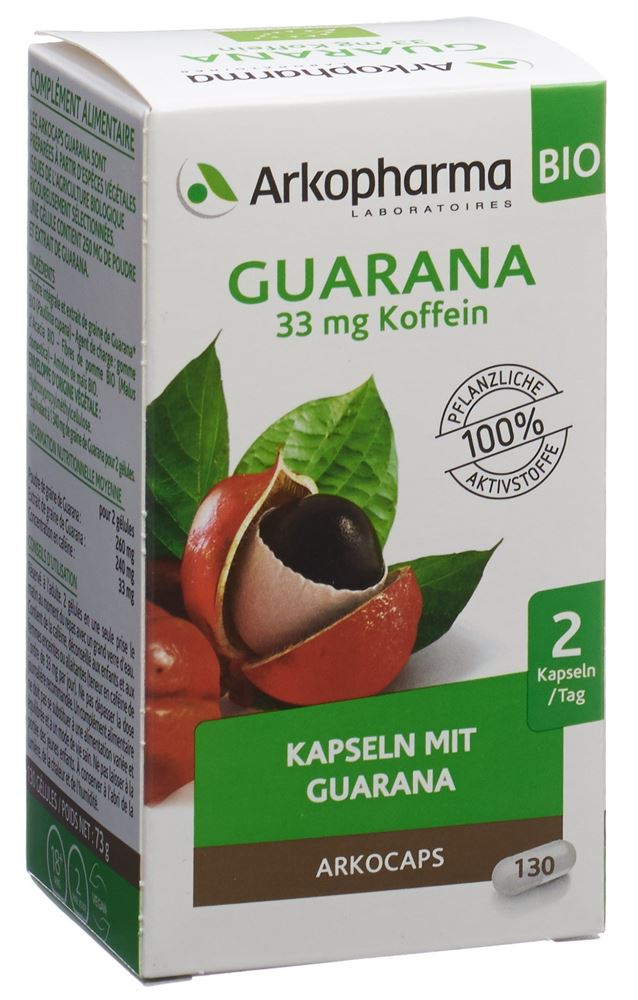 ARKOCAPS Guarana Kaps Bio Ds 130 Stk