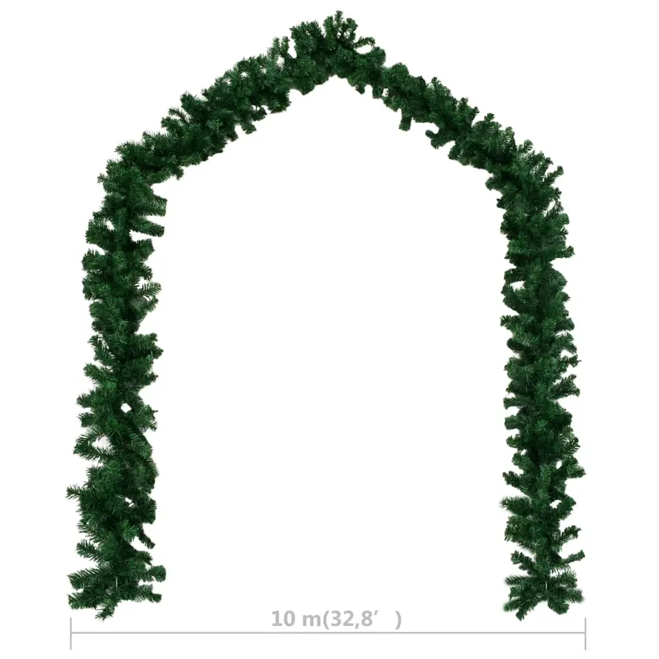 vidaXL - Guirlande - Groen - PVC - 10 m