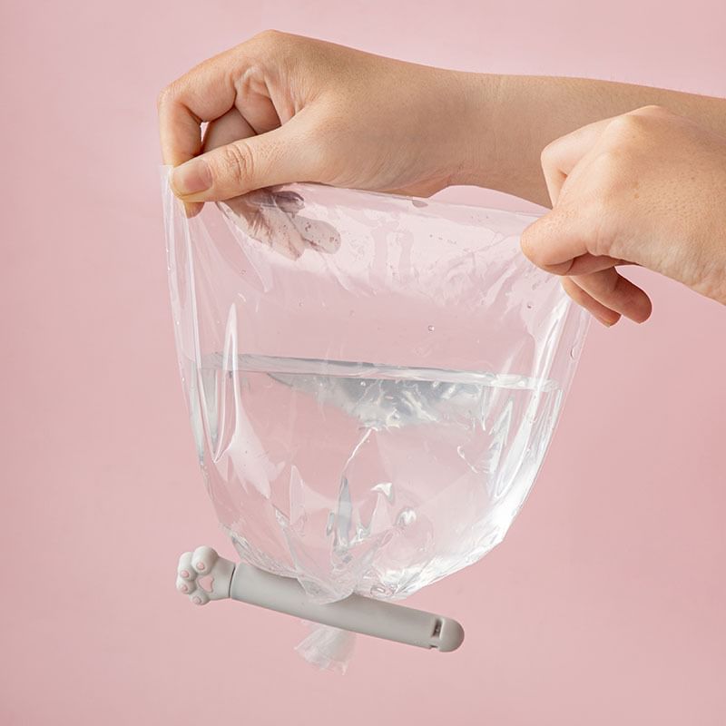 Karnemelk - Kattenpoot Plastic Voedselzak Clip