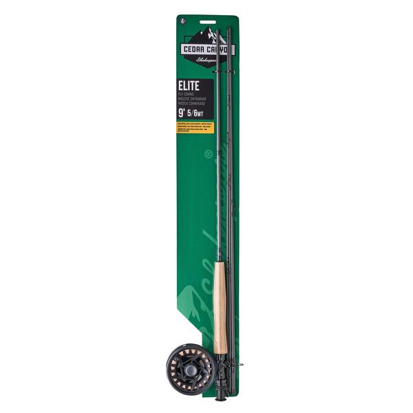 Combo Canne à Mouche Shakespeare Cedar Canyon Elite 9ft (4 Brins)