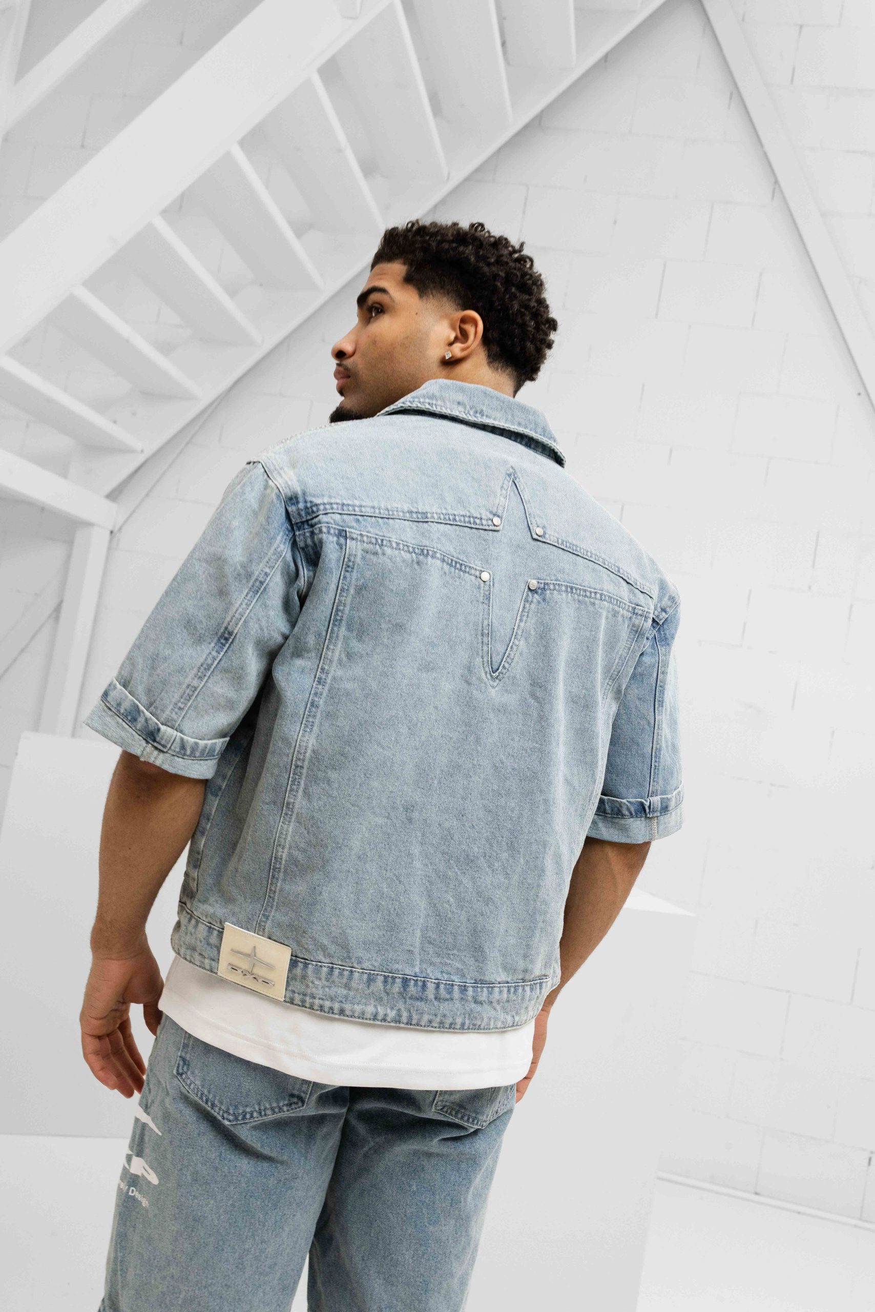 Project X Paris Carpanter Denim Zomerset Heren Lichtblauw