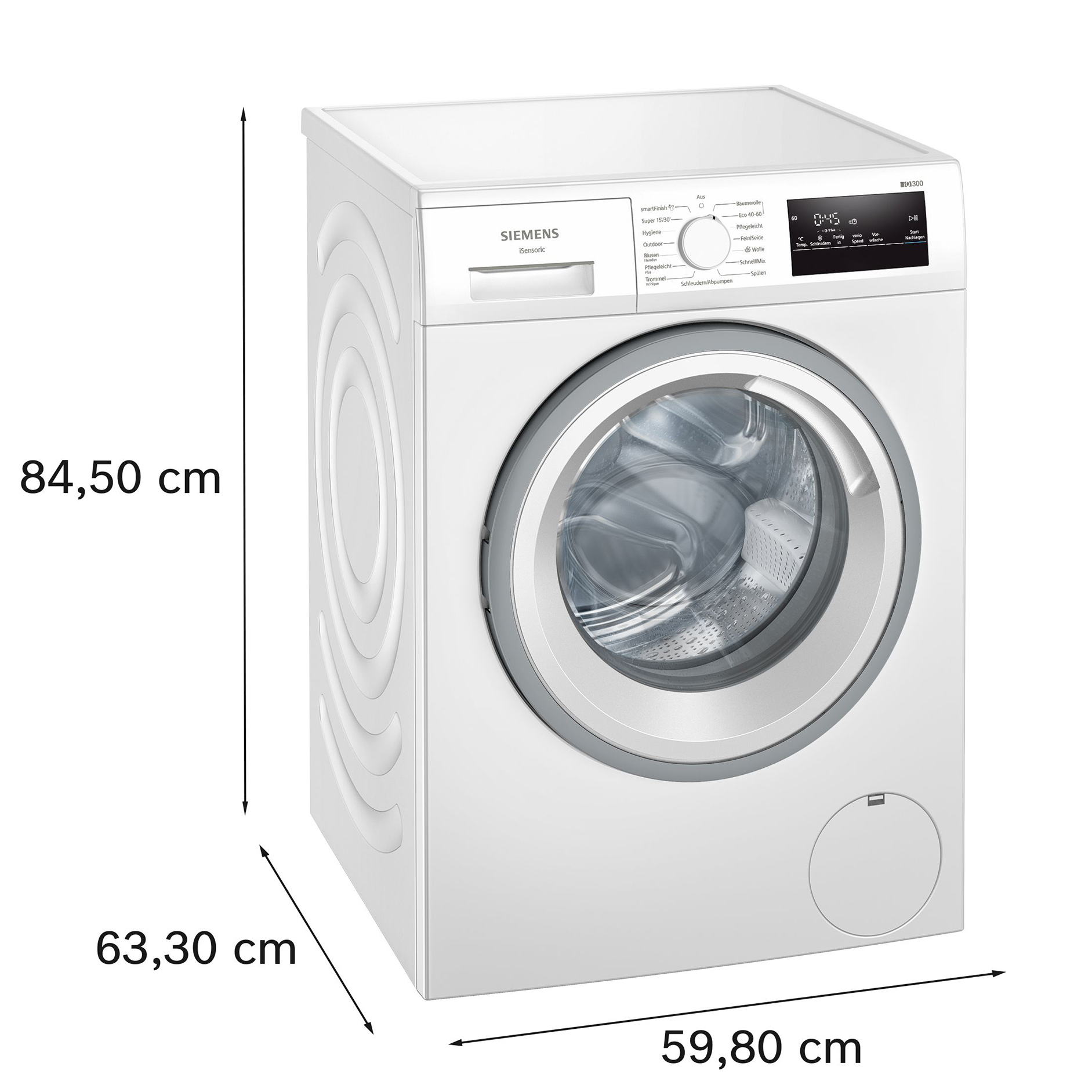SIEMENS Waschmaschine WM14N127 - 8 kg - 1400U/min - A