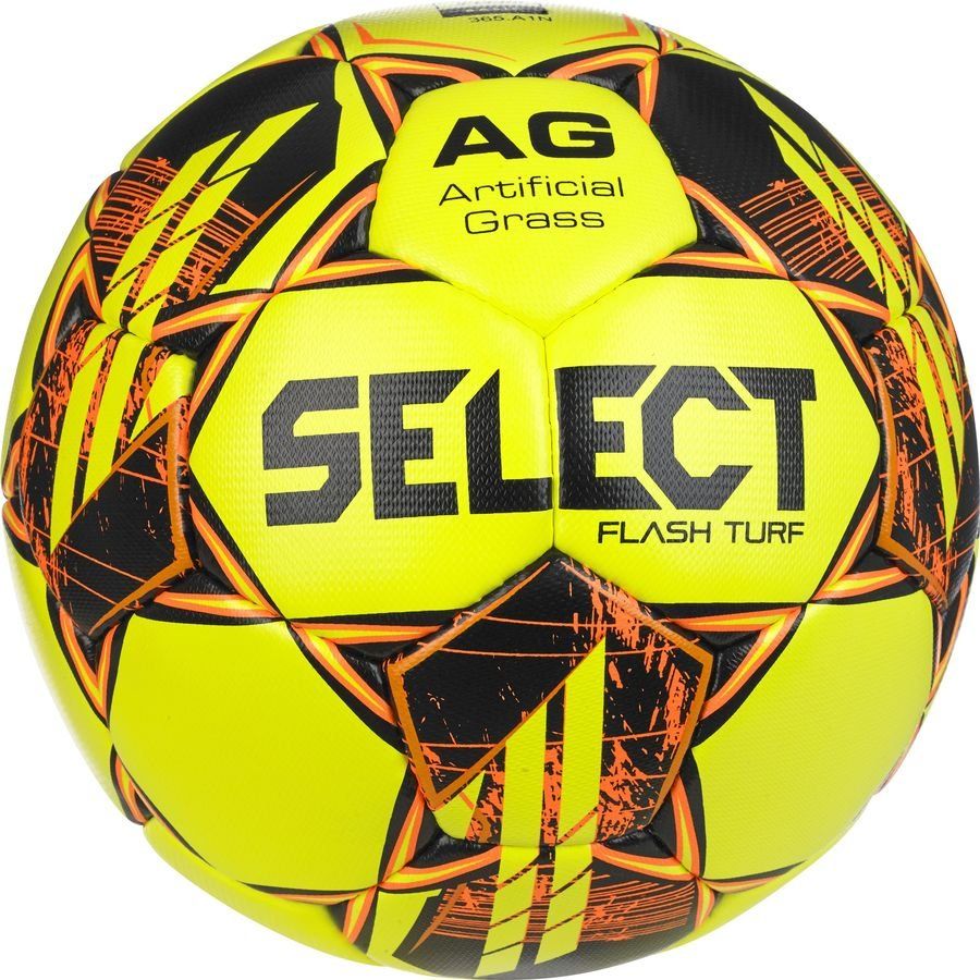 Select Ballon Flash Turf Herbe Synthétique V23 - Jaune/Orange
