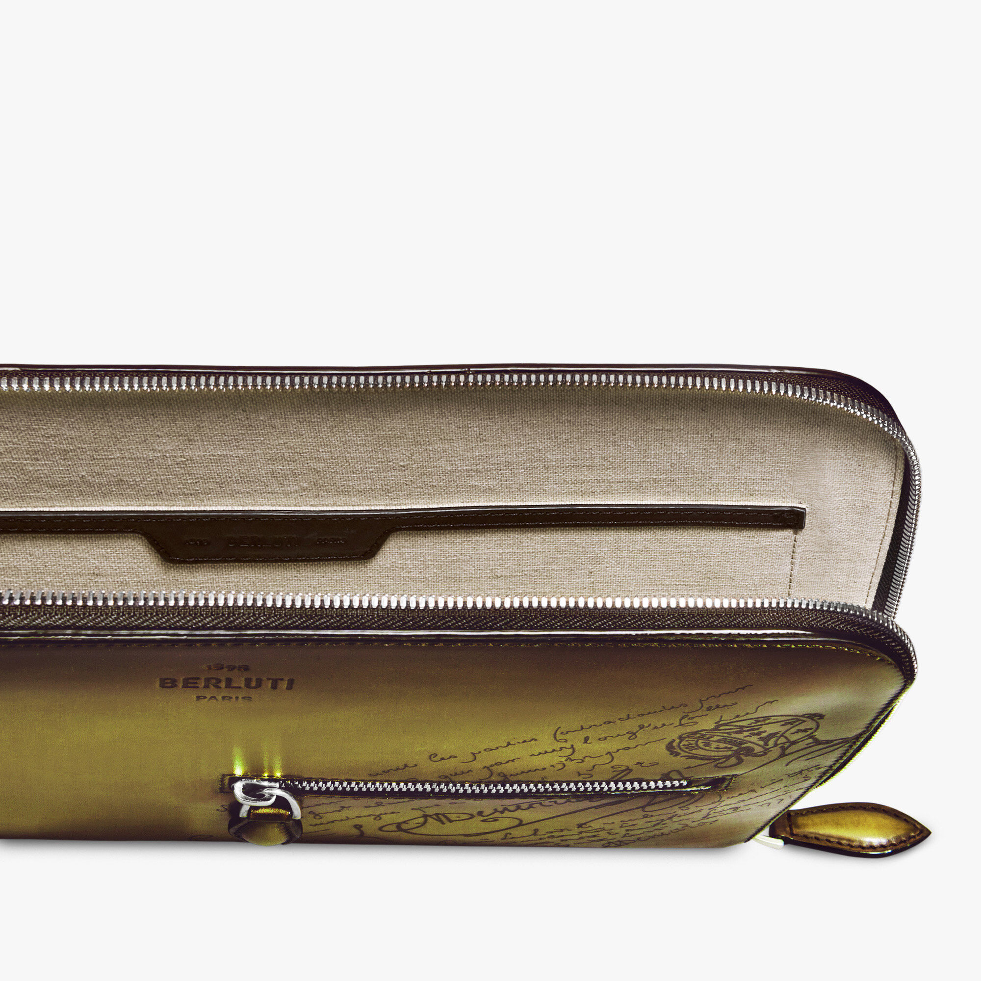 Pochette Nino Tgm En Cuir Scritto