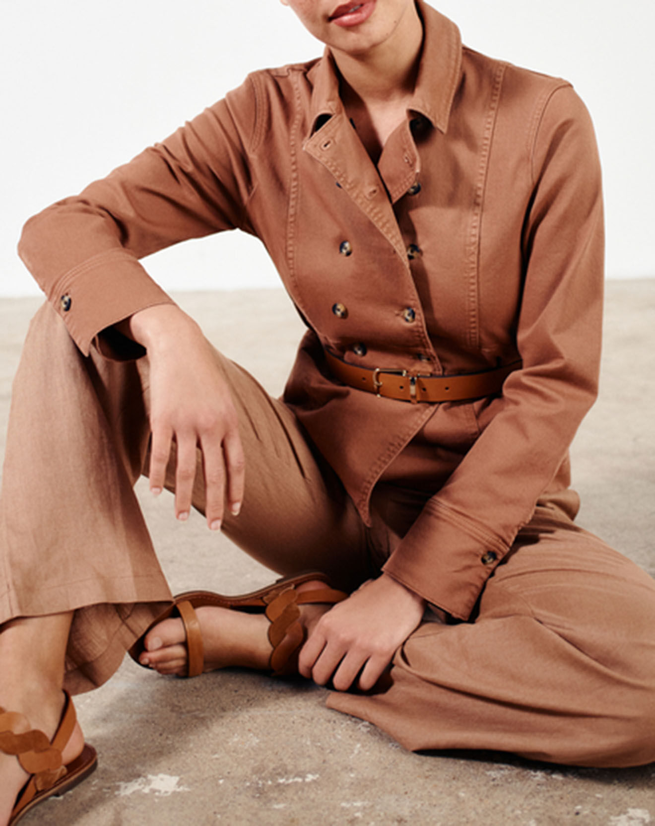 Caroll Veste Coralie marron