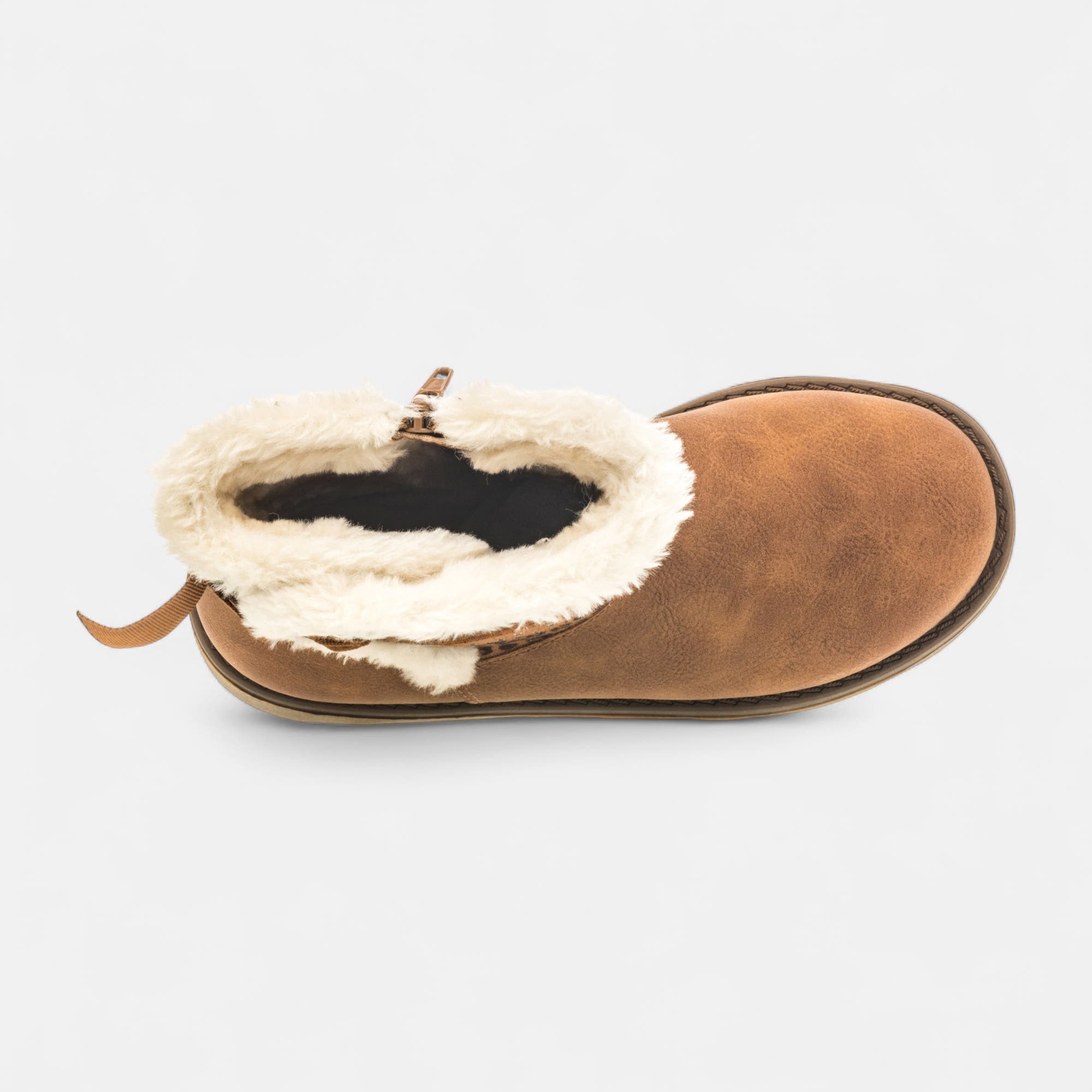 Bottes Fille cognac