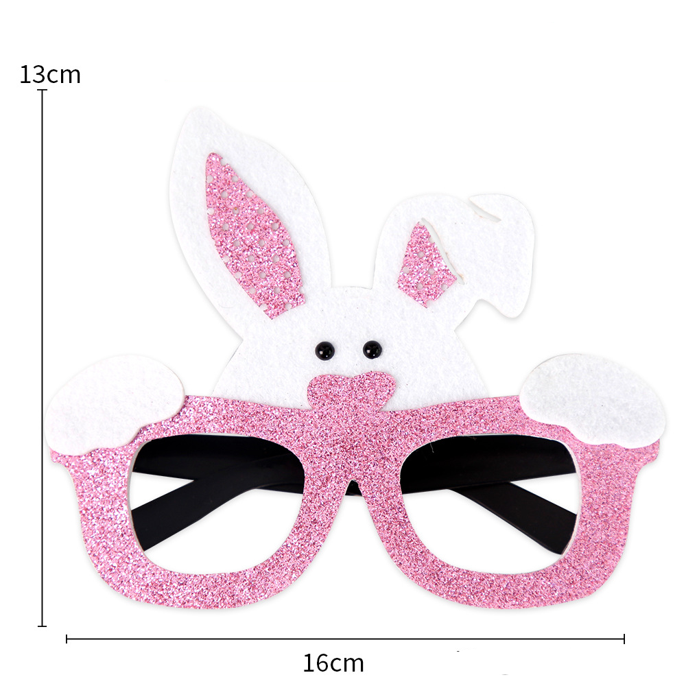 (6er Set) Photo Booth Oster Brillen Party Fotorequisiten Foto Accessoires Dekorationen für lustige Bilder - Osterhase / Küken