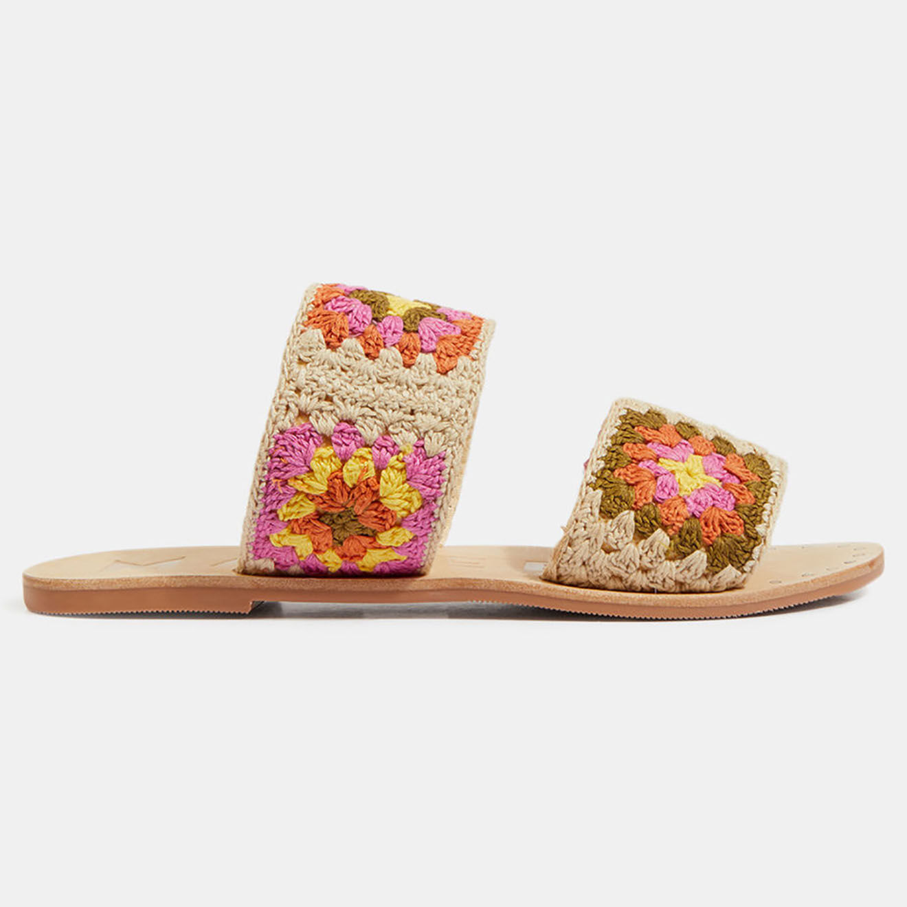 Manebi Mules en Crochet multicolores
