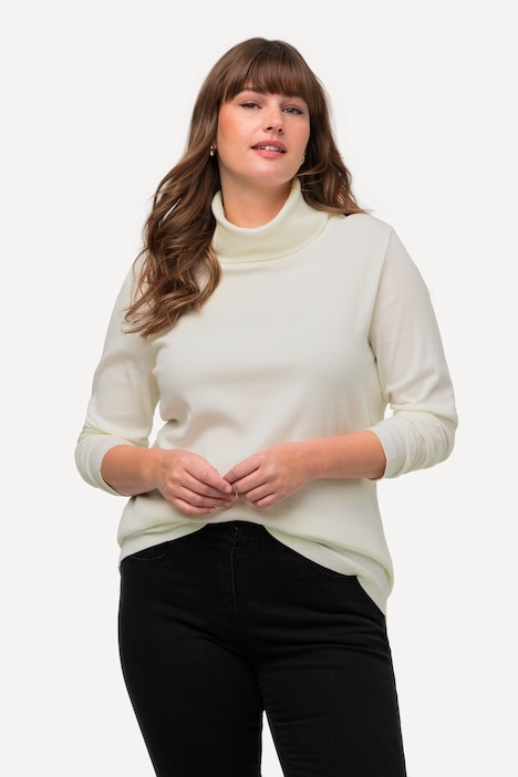 Shirt, Rollkragen, Classic, Langarm