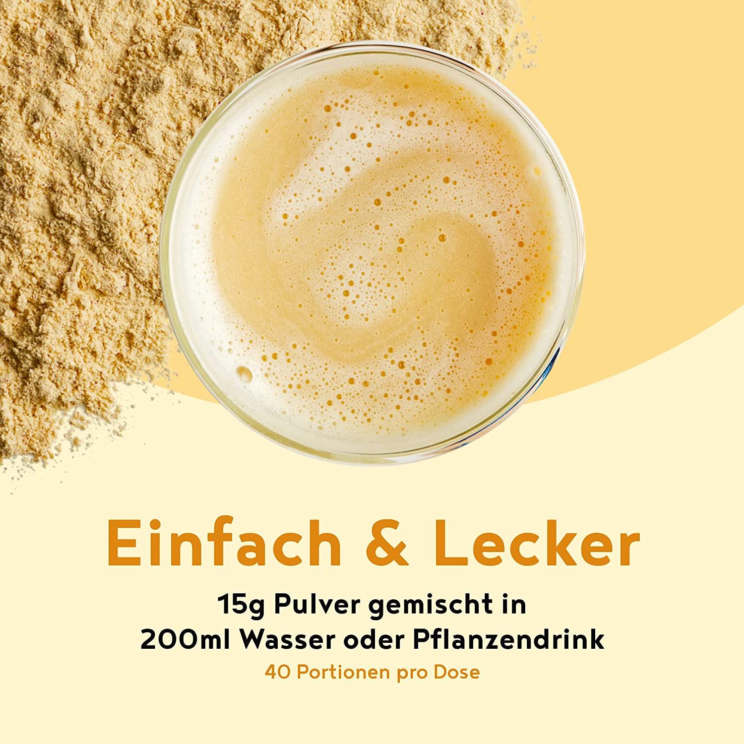 Vegan Protein - VANILLE - Veganes Proteinpulver