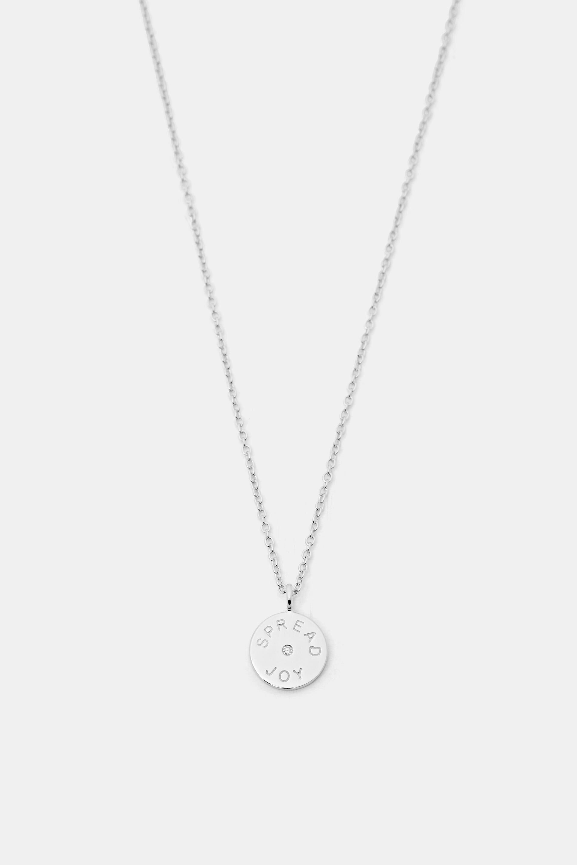 Collier en argent sterling orné d’un diamant