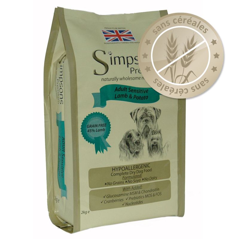 Simpsons Premium Adult Sensitive agneau & pommes de terre