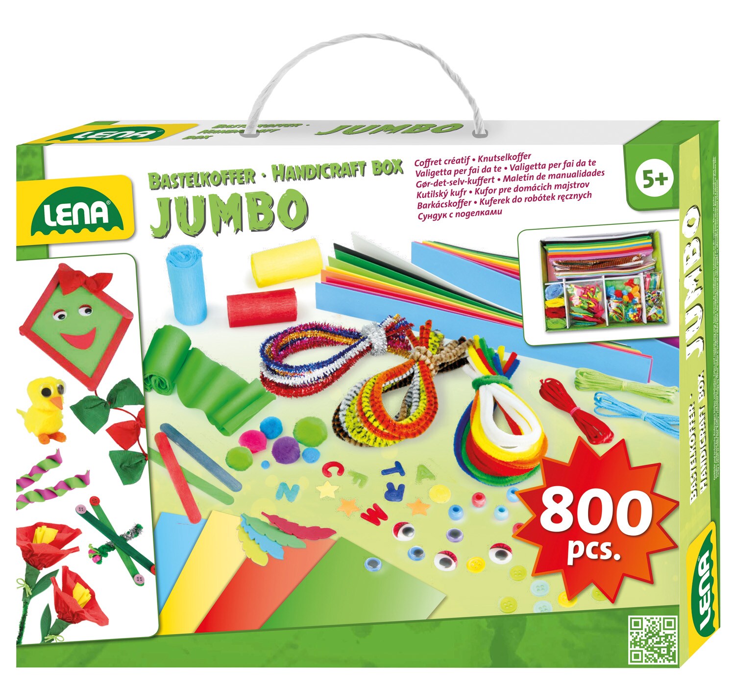Bastelkoffer Jumbo, Faltschachtel