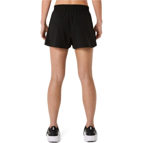 Short running ASICS CORE SPLIT SHORT W PERFORMANCE BLACK