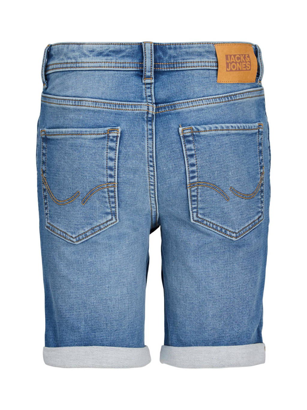 JACK & JONES slim fit jeans bermuda JJIRICK stonewashed