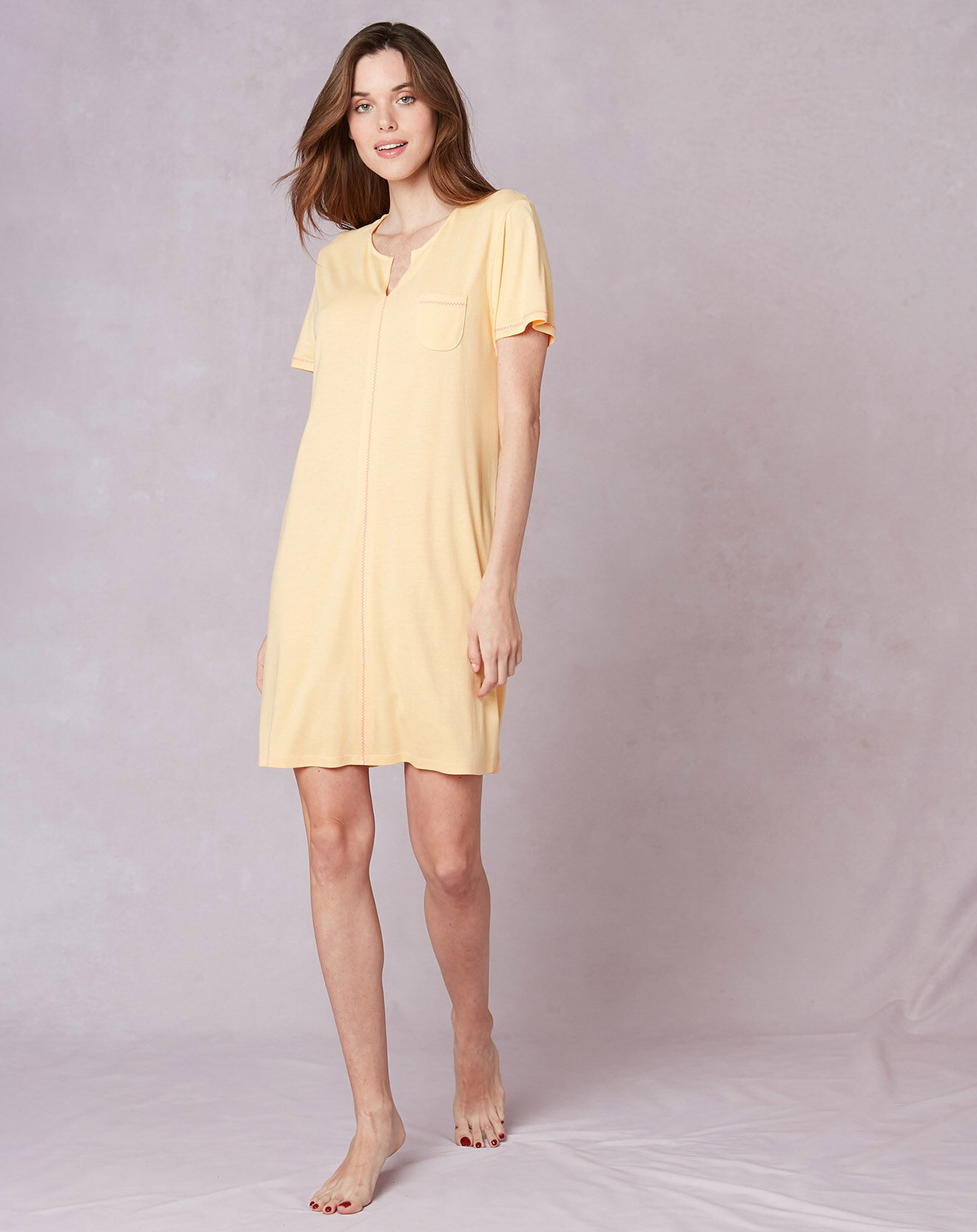 Le Chat Chemise de nuit Fancy jaune