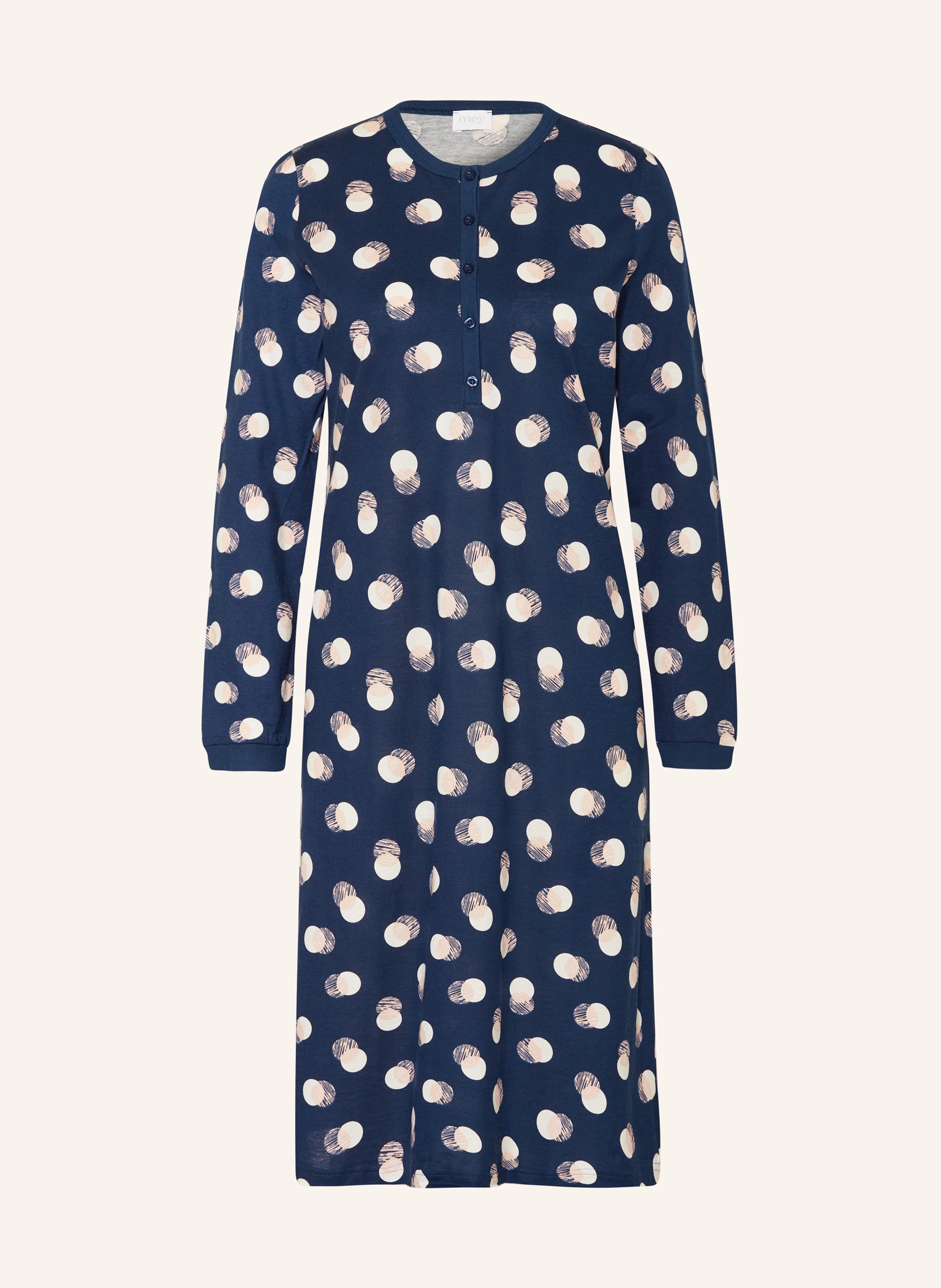 mey Nachthemd Serie SCRIBBLED DOTS
